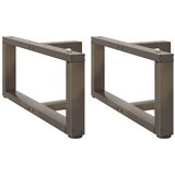  Noge za klub stolić T-oblika 2 kom Crne 70x25x(30-31) cm Čelik | shoptok.hr