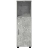 vidaXL Kupaonski ormar Beton siva 30 x 35 x 95 cm Konstruirano drvo | shoptok.hr