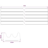  Samoljepiva brtvila za prozore Smeđa 15 x 8 mm 12 m EPDM pjena | shoptok.hr