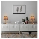 Opviq Set stonih lampi 5103, 21x21x39 cm, IP20, 2 komada, Srebrno-smeđa boja | Eponuda.ba