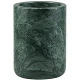 Tamno zelena mramorna čaša za četkice za zube Marble –