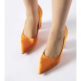 Gemre Orange satin pumps Gonzalez | Shoptok.si