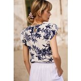 Marisse Women's T-Shirt L-Ts-4667 Off White | shoptok.hr