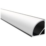 Aluminijski profil Green Tech 16 x 16 x 2000 mm, nadgradni, crna boja | Eponuda.ba