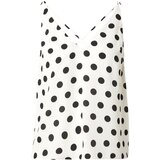 River Island Top črna / bela | Shoptok.si