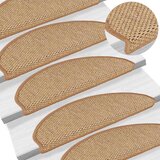 vidaXL Samoljepljivi otirači za stepenice 30 kom 65x21x4 cm sisal | shoptok.hr