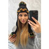 Kesi Women's cap with long ears Nadia K321 black Cene