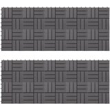  Pločice za decking 20 pcs Siva 30 x 30 cm Acacijsko drvo | Eponuda.com