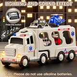Woopie road tegljač set od 5 automobila - hitna pomoć | shoptok.hr