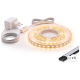  KOMPLET 1x LED traka MYLIVING LIGHTSTRIP LED/22W/230V 5m + 5x ugradni profil 1 m u