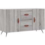 Maison Chic Komoda - Predalnik siva sonoma 100x36x60 cm konstruiran les, (21717714) | Shoptok.si