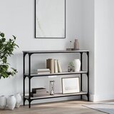 vidaXL Konzolna mizica siva sonoma 100x22,5x75 cm inženirski les Cene