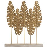 Mauro Ferretti dekorativna figurica v zlati barvi Long Leaf Cene