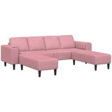  Kauč za dnevni boravak 3 pcs Ružičasta 250 x 188 x 76 cm | Eponuda.com