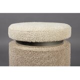 Dutchbone Bež tabure iz tkanine bouclé Sen – | Shoptok.si