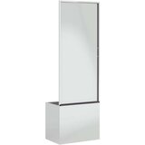 vidaXL Vrtno korito z dekorativno ploščo Srebrna 50 x 140 cm | Shoptok.si