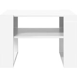  Klubska miza Bela 66 x 53 x 45 cm Konstruiran les, (5000121342) | Shoptok.si