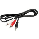 E-green Kabl audio 3.5mm - 2xRCA 5m crni | ePonuda.com