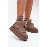 Big Star Womens Snow Boots On Platform With Faux Fur Cene