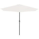  Senčnik z aluminijastim drogom 300x155 cm peščen, (20610736) | Shoptok.si