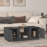  Stolić za kavu sivi 110 x 50 x 40 cm od masivne borovine | shoptok.hr