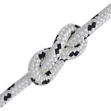 vidaXL pleteno brodsko uže od poliestera 12 mm 250 m bijelo | shoptok.hr