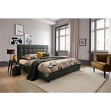 CARRYHOME OBLAZINJENA POSTELJA 180 cm x 200 cm , les, tekstil antracit | Shoptok.si