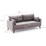 Atelier Del Sofa sofa trosed bella sofa for 3 pr brown | ePonuda.com