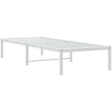 vidaXL Kovinski posteljni okvir bel 75x190 cm | Shoptok.si