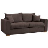 Bobochic Paris Smeđa sklopiva sofa od samta 225 cm Augustin – | shoptok.hr