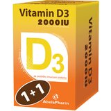 Abela pharm Vitamin D3 2000 IJ, 30 kapsula 1+1 GRATIS cene
