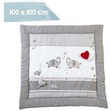 Roba Bela/siva otroška igralna podloga 100x100 cm Jumbo twins – | Shoptok.si
