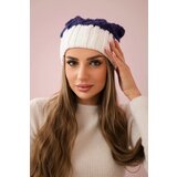 Kesi Cap with fleece Milano K203 tmavo fialová+ecru | shoptok.hr