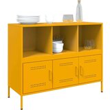 vidaXL Komoda boja senfa 100,5 x 39 x 79 cm hladno valjani čelik | shoptok.hr