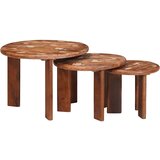  Mize za kavo z gnezdenjem 3 pcs večbarvno Trden recikliran les, (5000120485) | Shoptok.si