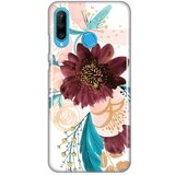Teracell maska silikonska print za huawei P30 lite purple flower Cene