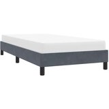  Okvir kreveta bez madraca tamno sivi 90x210 cm baršun | shoptok.hr