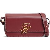 Tommy Hilfiger Torbice za na ramo Th Script Flap Crossover Kostanjeva Cene
