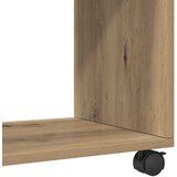  Bočni stolić s kotačima boja artisian hrast 70x35x60 cm drveni | shoptok.hr