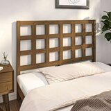  Uzglavlje za krevet boja meda 125 5x4x100 cm masivna borovina | shoptok.hr