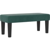  Krevet s kutijom opruga s madracem i klupom tamnozelena 90x200 cm baršun | shoptok.hr