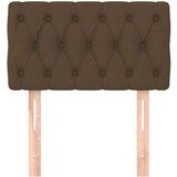 vidaXL Posteljno vzglavje temno rjav 80x7x78/88 cm blago | Shoptok.si
