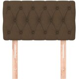 vidaXL Uzglavlje tamnosmeđi 80x7x78/88 cm od tkanine | shoptok.hr
