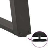  Noge za klubsko mizico v obliki črke U 2 kosa antracit 40 x (30-31) cm jeklo, (22123886) | Shoptok.si