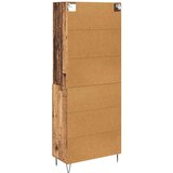 vidaXL Highboard Staro drvo 69,5 x 32,5 x 180 cm Konstruirano drvo | shoptok.hr