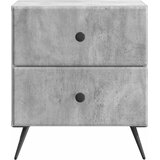  Noćni ormar 2 kom. Betonska siva 43 x 34,5 x 47,5 cm | shoptok.hr