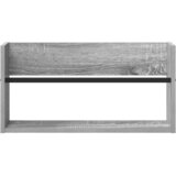  Polica za časopise s policom Zidne Siva Sonoma 60 x 12 x 30 cm | shoptok.hr