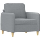  Fotelj svetlo siv 60 cm blago | Shoptok.si