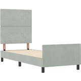 vidaXL Svjetlosiva Velveta Krevet Okvir 80x200 cm | shoptok.hr