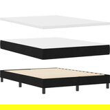  Okvir kreveta s madracem Crna 160x200 cm Tkanina | shoptok.hr